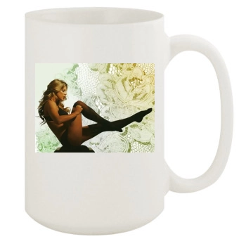 Fergie 15oz White Mug