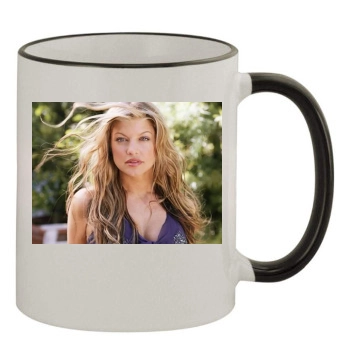 Fergie 11oz Colored Rim & Handle Mug