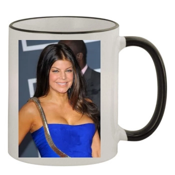 Fergie 11oz Colored Rim & Handle Mug