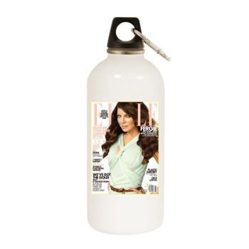 Fergie White Water Bottle With Carabiner