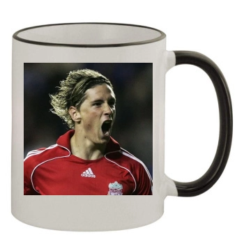 Fernando Torres 11oz Colored Rim & Handle Mug