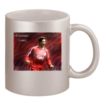 Fernando Torres 11oz Metallic Silver Mug