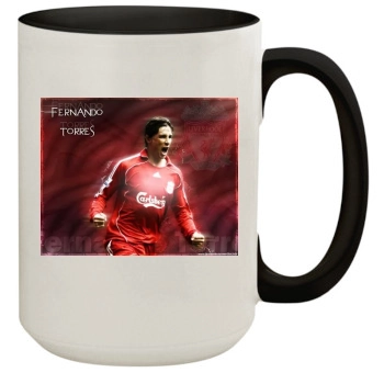 Fernando Torres 15oz Colored Inner & Handle Mug