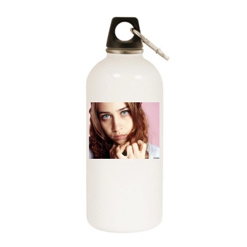 Fiona Apple White Water Bottle With Carabiner