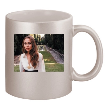 Fiona Apple 11oz Metallic Silver Mug