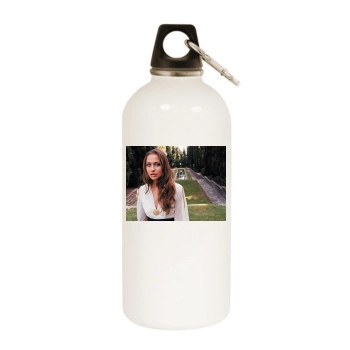 Fiona Apple White Water Bottle With Carabiner