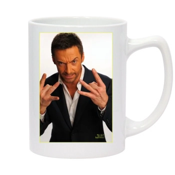 Hugh Jackman 14oz White Statesman Mug