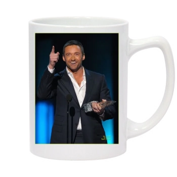 Hugh Jackman 14oz White Statesman Mug