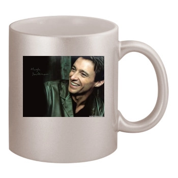 Hugh Jackman 11oz Metallic Silver Mug