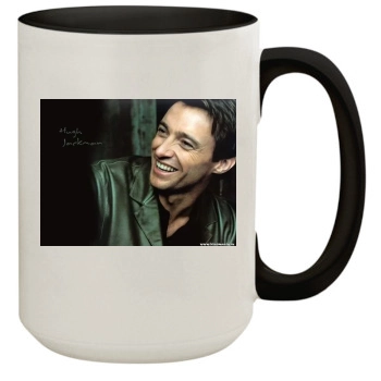 Hugh Jackman 15oz Colored Inner & Handle Mug