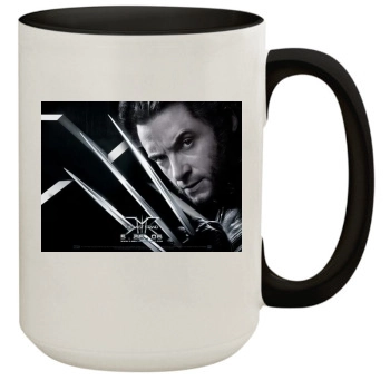 Hugh Jackman 15oz Colored Inner & Handle Mug