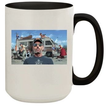 Hugh Laurie 15oz Colored Inner & Handle Mug