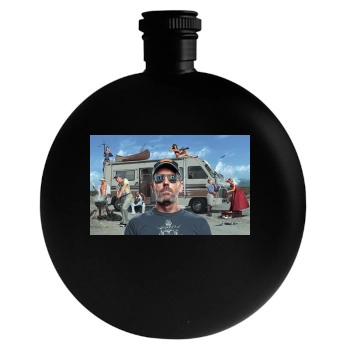 Hugh Laurie Round Flask