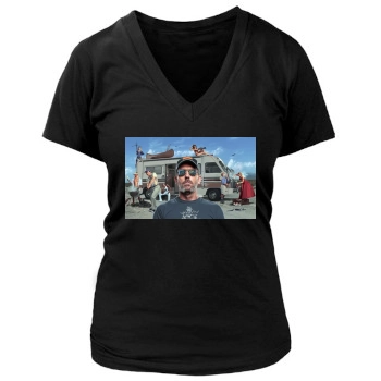 Hugh Laurie Women's Deep V-Neck TShirt