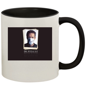 Hugh Laurie 11oz Colored Inner & Handle Mug