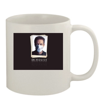 Hugh Laurie 11oz White Mug