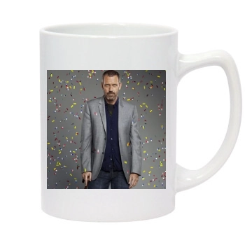 Hugh Laurie 14oz White Statesman Mug