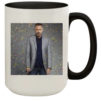 Hugh Laurie 15oz Colored Inner & Handle Mug