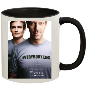 Hugh Laurie 11oz Colored Inner & Handle Mug