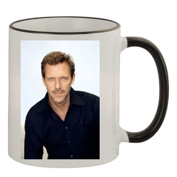 Hugh Laurie 11oz Colored Rim & Handle Mug