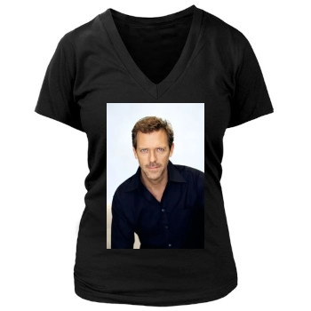 Hugh Laurie Women's Deep V-Neck TShirt