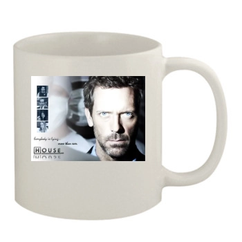 Hugh Laurie 11oz White Mug