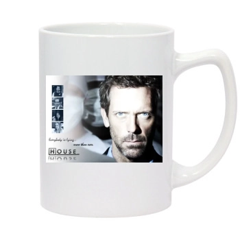 Hugh Laurie 14oz White Statesman Mug