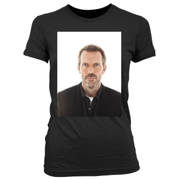 Hugh Laurie Women's Junior Cut Crewneck T-Shirt