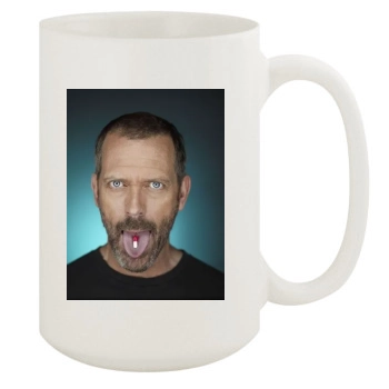 Hugh Laurie 15oz White Mug