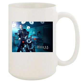 Hugh Laurie 15oz White Mug