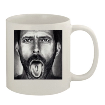 Hugh Laurie 11oz White Mug