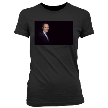 Hugh Laurie Women's Junior Cut Crewneck T-Shirt