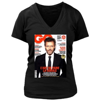 Hugh Laurie Women's Deep V-Neck TShirt