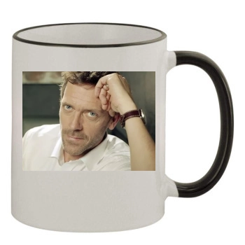 Hugh Laurie 11oz Colored Rim & Handle Mug