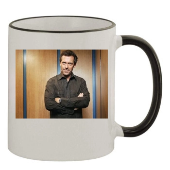 Hugh Laurie 11oz Colored Rim & Handle Mug