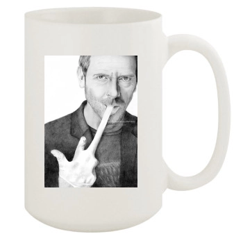 Hugh Laurie 15oz White Mug