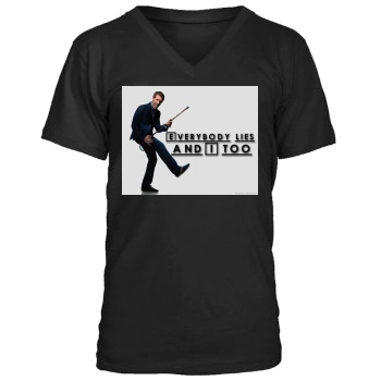 Hugh Laurie Men's V-Neck T-Shirt