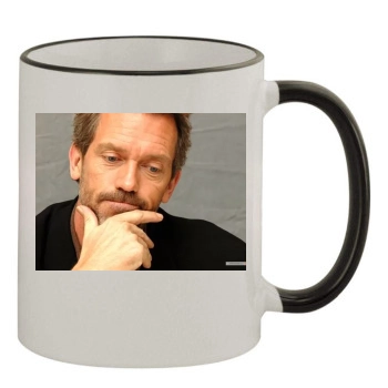 Hugh Laurie 11oz Colored Rim & Handle Mug