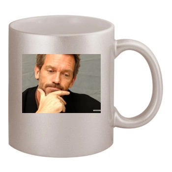 Hugh Laurie 11oz Metallic Silver Mug