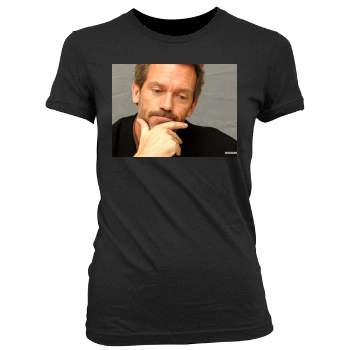 Hugh Laurie Women's Junior Cut Crewneck T-Shirt