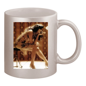 Shu Qi 11oz Metallic Silver Mug