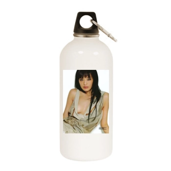 Shu Qi White Water Bottle With Carabiner