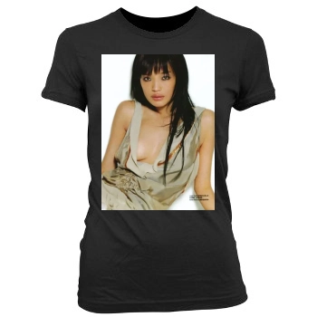 Shu Qi Women's Junior Cut Crewneck T-Shirt