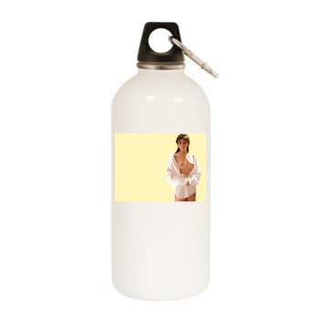 Shu Qi White Water Bottle With Carabiner