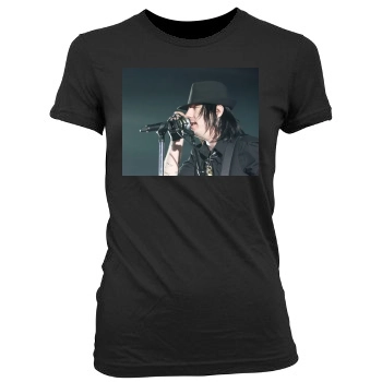 Adam Gontier Women's Junior Cut Crewneck T-Shirt