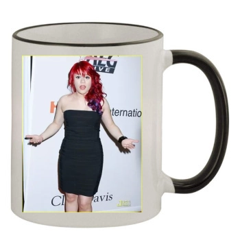 Allison Iraheta 11oz Colored Rim & Handle Mug