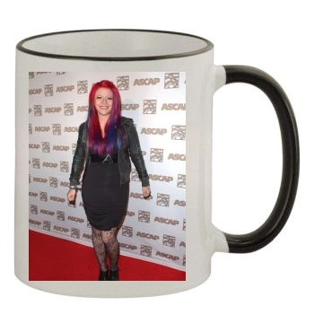 Allison Iraheta 11oz Colored Rim & Handle Mug