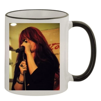 Allison Iraheta 11oz Colored Rim & Handle Mug