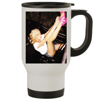 Amber Heard Stainless Steel Travel Mug