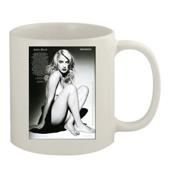 Amber Heard 11oz White Mug